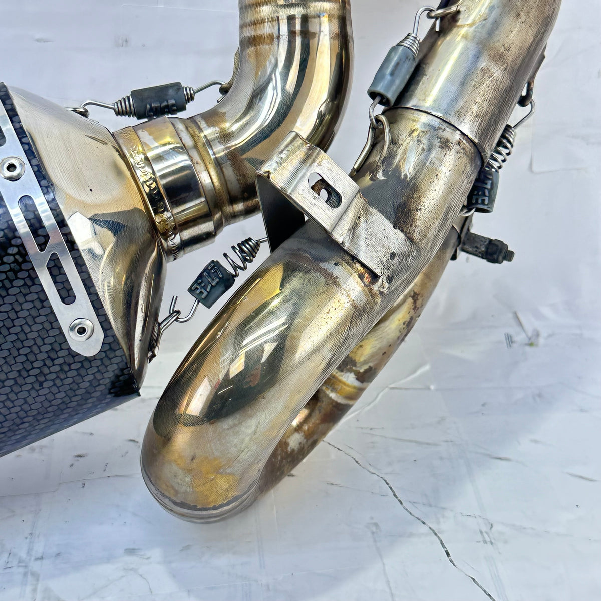 2012 - 2016 HONDA CBR1000RR EXHAUST MUFFLER MIDPIPE YOSHIMURA *SCUFFED*