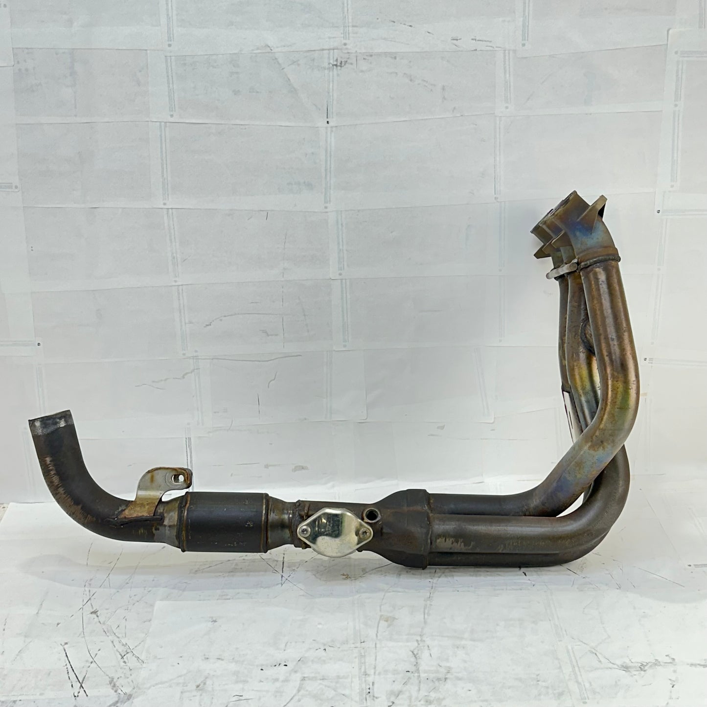 2013 - 2017 TRIUMPH DAYTONA 675 EXHAUST HEADER MANIFOLD PIPES STOCK OEM