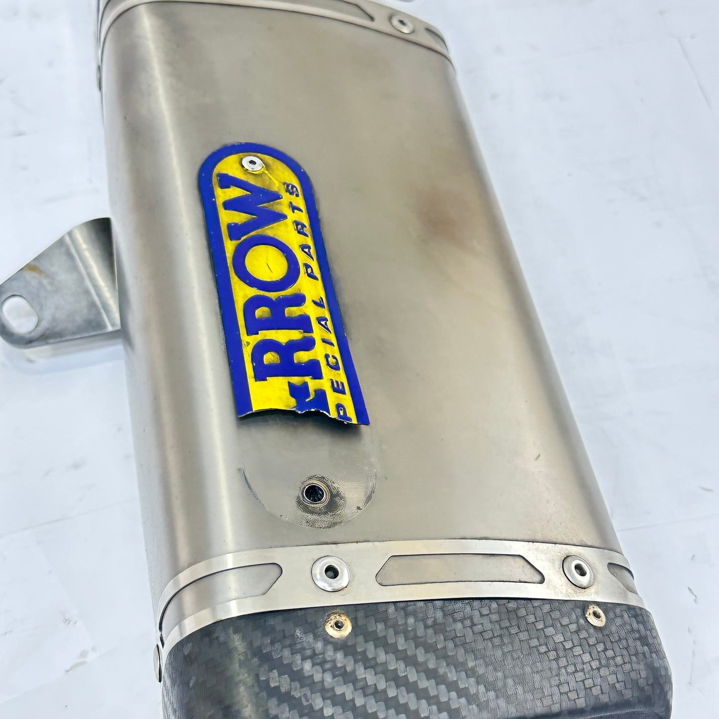 2013 - 2017 TRIUMPH DAYTONA 675R EXHAUST MUFFLER PIPE ARROW *SCUFFED*