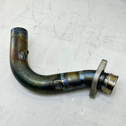 2021 - 2024 APRILIA TUONO V4 1100 EXHAUST HEADER PIPES AKRAPOVICH *DENTED*
