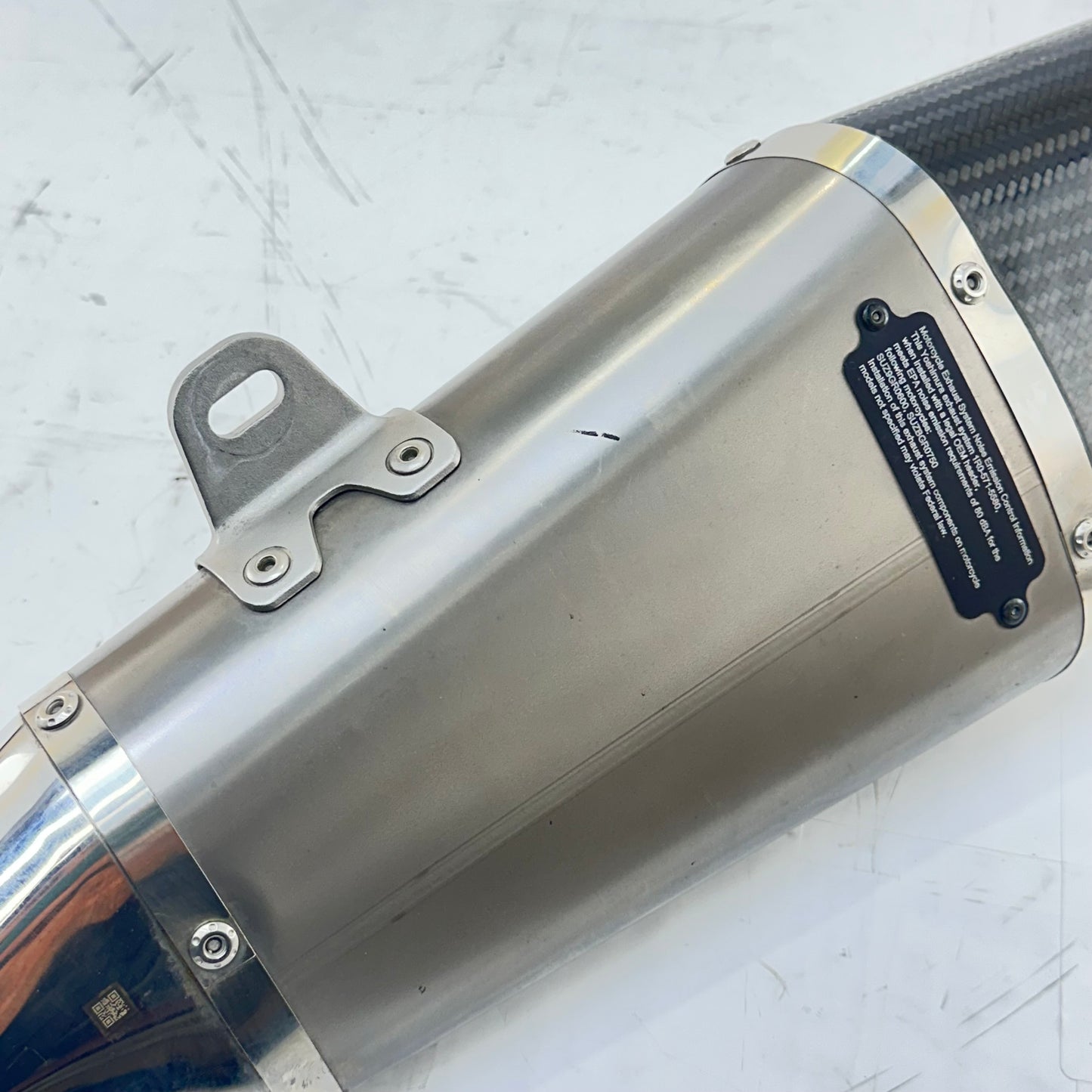 2011 - 2026 SUZUKI GSXS 600 GSXR 750 EXHAUST MUFFLER PIPE YOSHIMURA *SCUFFED*