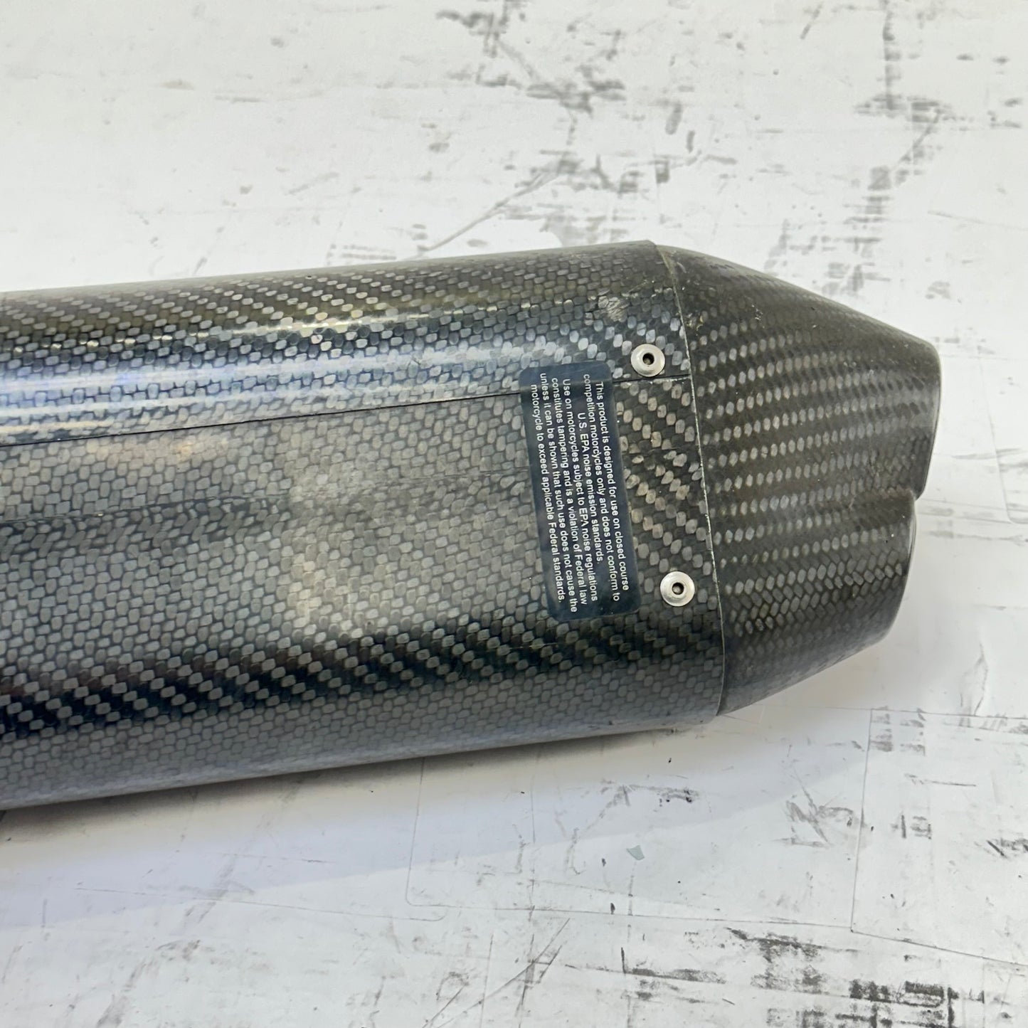 2011 - 2026 SUZUKU GSXR 600 GSXR 750 EXHAUST MUFFLER PIPE YOSHIMURA *SCUFFED*