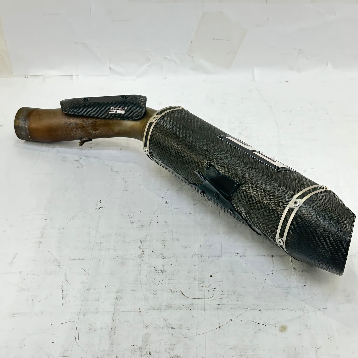 2021 - 2026 APRILIA RS 660 EXHAUST MUFFLER MIPE SC PROJECT *SCUFFS*