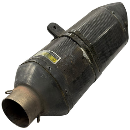 2009 - 2016 APRILIA RSV4 AKRAPOVIC MUFFLER EXHAUST END PIPE *DAMAGED*