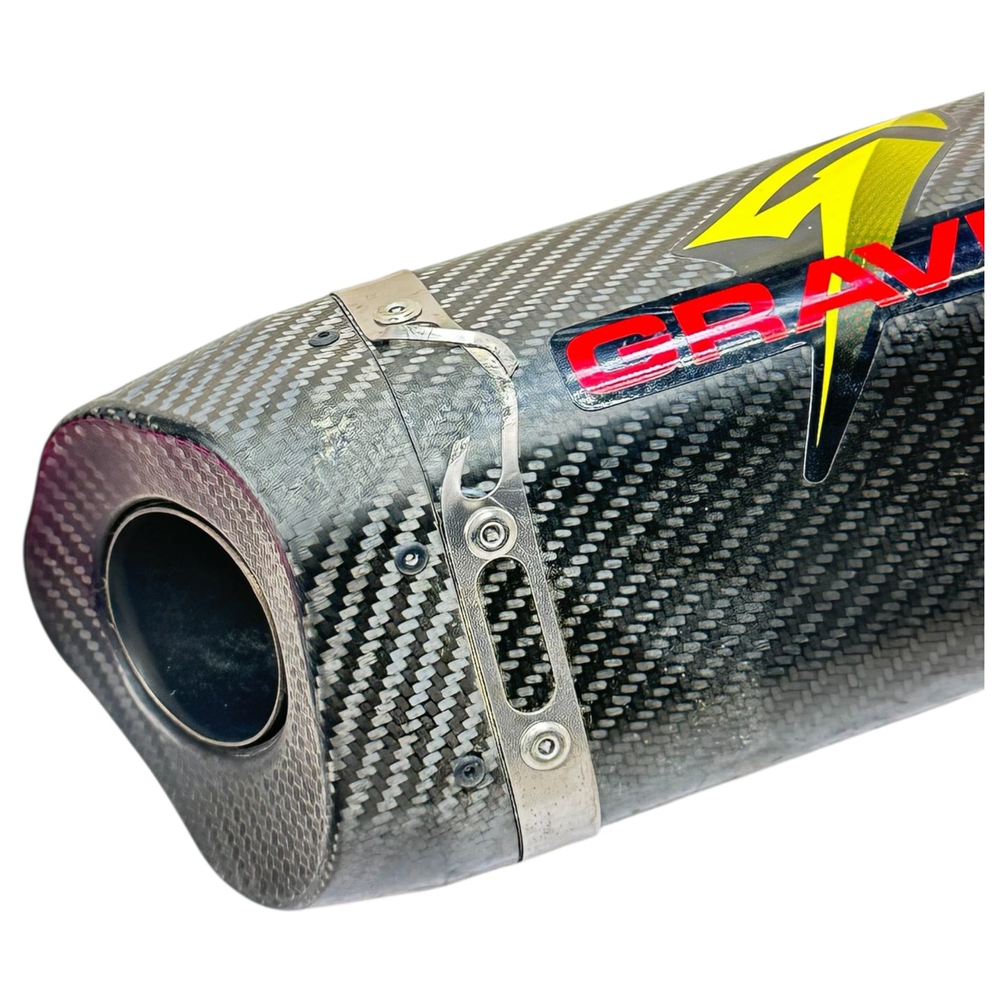 2015 2016 APRILIA RSV4 RF EXHAUST MUFFLER GRAVES *SCUFFED*