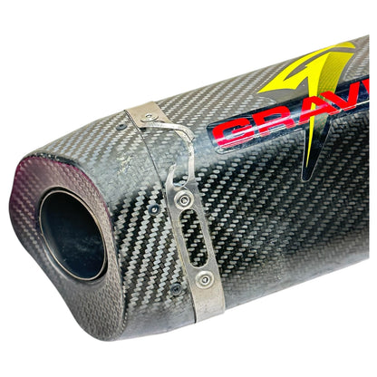 2015 2016 APRILIA RSV4 RF EXHAUST MUFFLER GRAVES *SCUFFED*