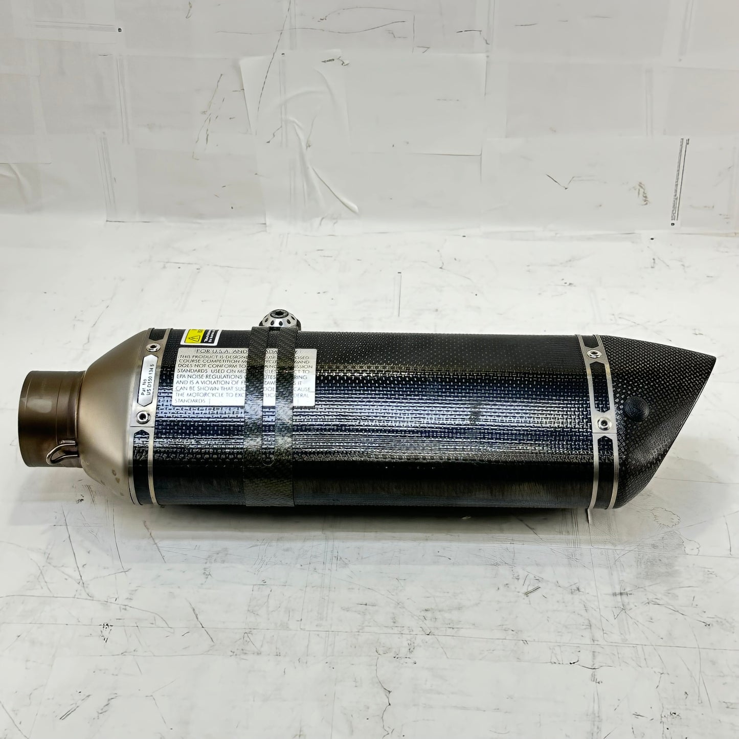 2021 - 2024 APRILIA TUONO V4 1100 EXHAUST MUFFLER SILENCER PIPE AKRAPOVIC * SLIGHT DAMAGE*