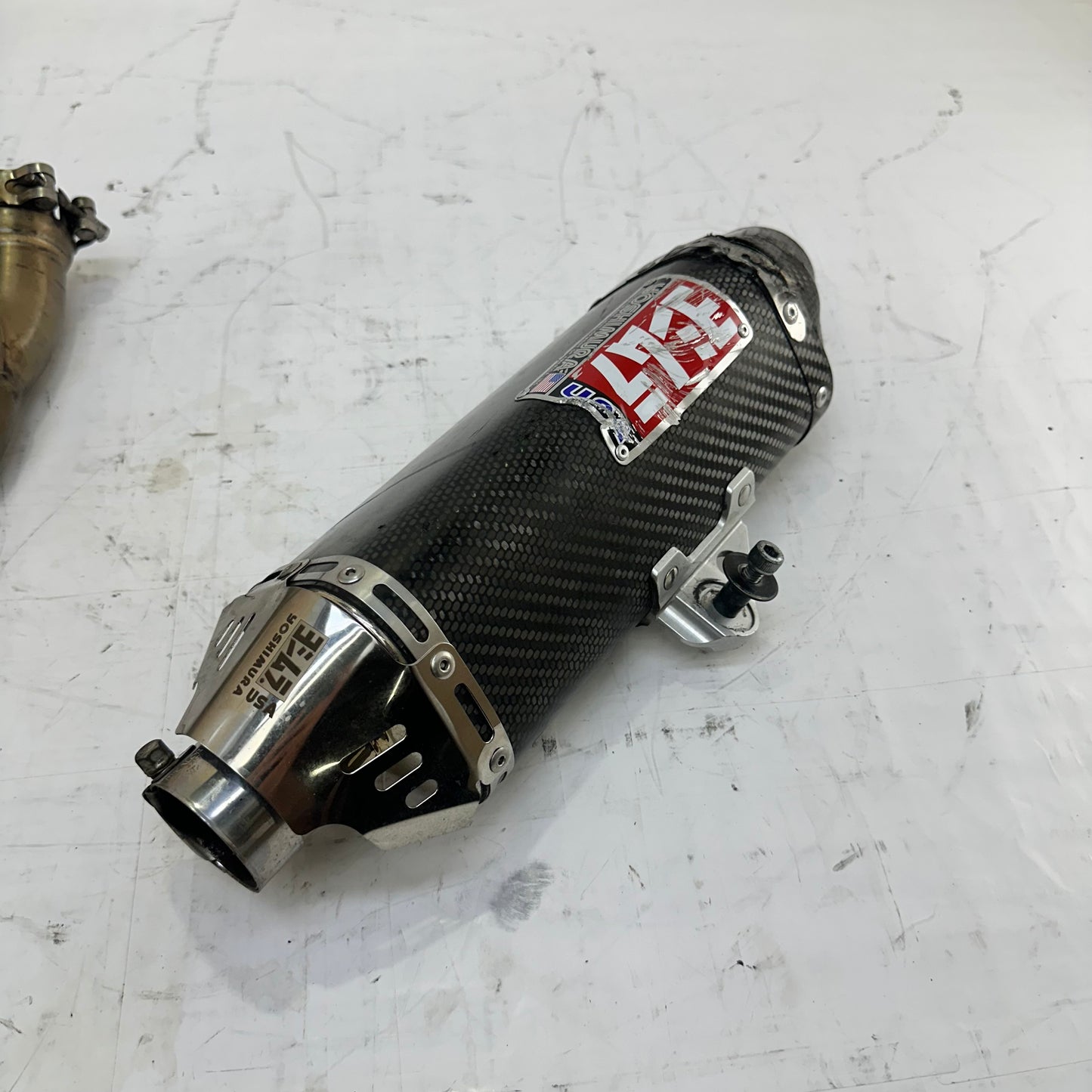 2008 - 2016 YAMAHA YZF R6 YOSHIMURA EXHAUST MID PIPE 2 TO 1 SYSTEM MUFFLER *RASH*