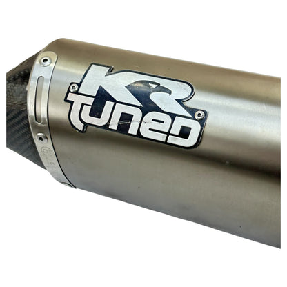 2007 - 2008 SUZUKI GSXR 1000 EXHAUST MUFFLERS MID PIPE SET PAIR KR TUNED