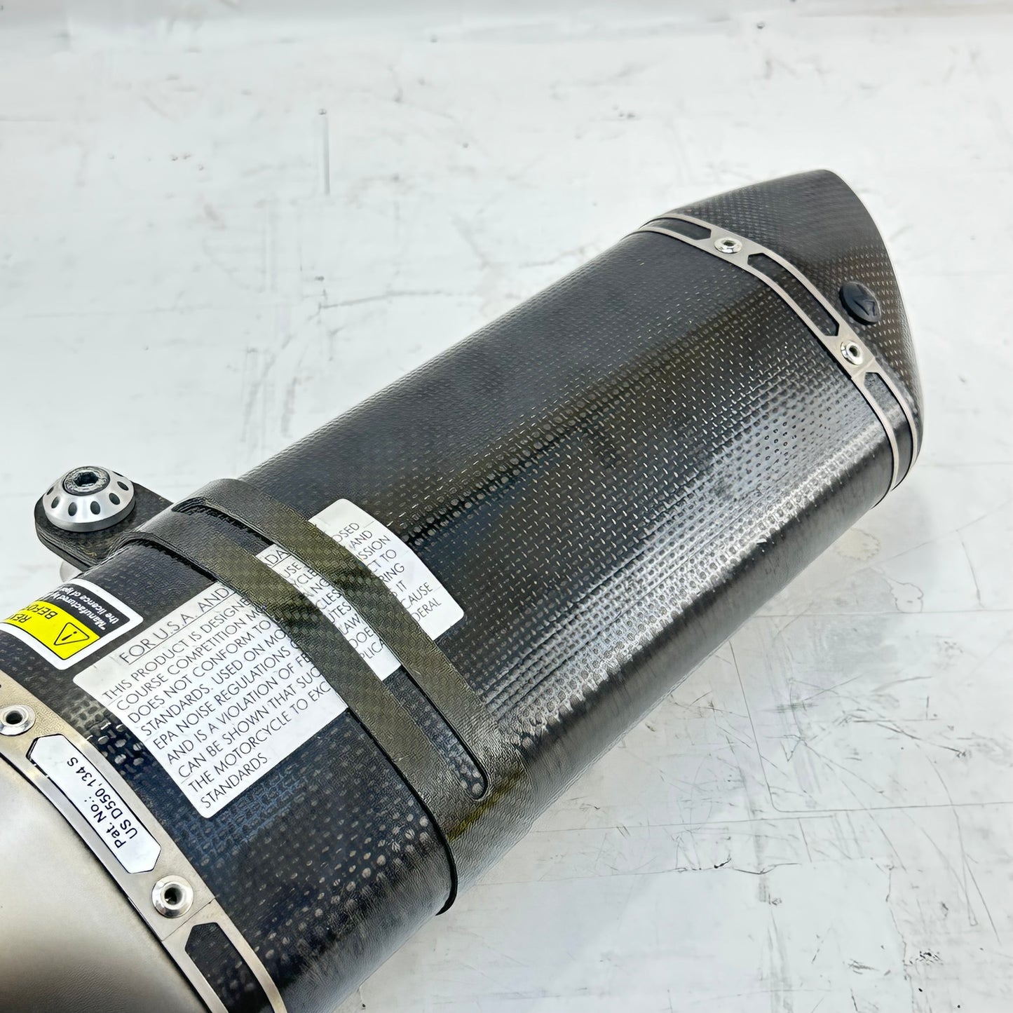 2021 - 2024 APRILIA TUONO V4 1100 EXHAUST MUFFLER SILENCER PIPE AKRAPOVIC * SLIGHT DAMAGE*