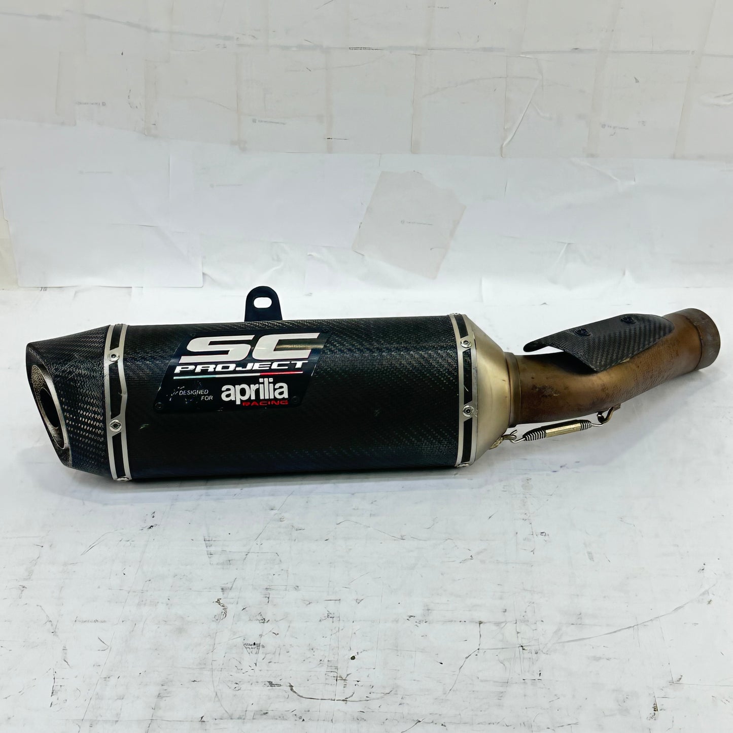 2021 - 2026 APRILIA RS 660 EXHAUST MUFFLER MIPE SC PROJECT *SCUFFS*