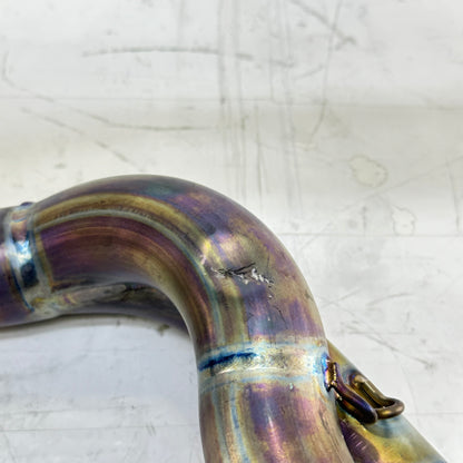 2021 - 2024 APRILIA TUONO V4 1100 EXHAUST HEADER PIPES AKRAPOVICH *DENTED*