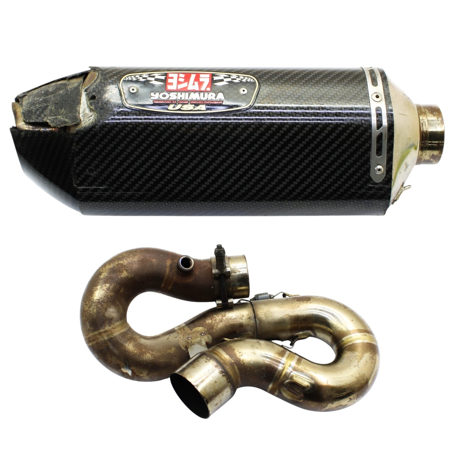 2008 - 2011 HONDA CBR1000RR YOSHIMURA EXHAUST SLIP ON CARBON FIBER