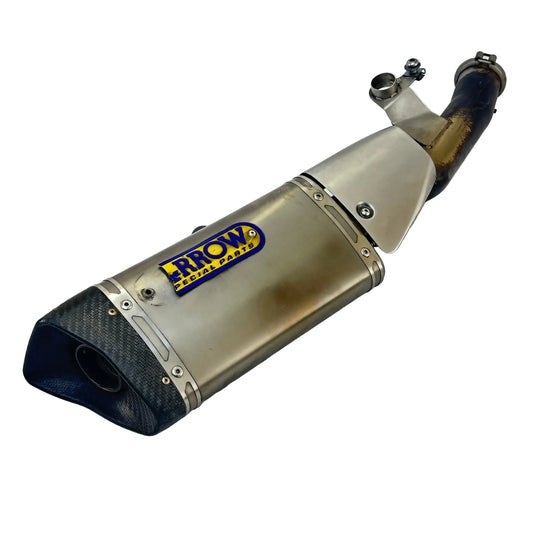 2013 - 2017 TRIUMPH DAYTONA 675R EXHAUST MUFFLER PIPE ARROW *SCUFFED*
