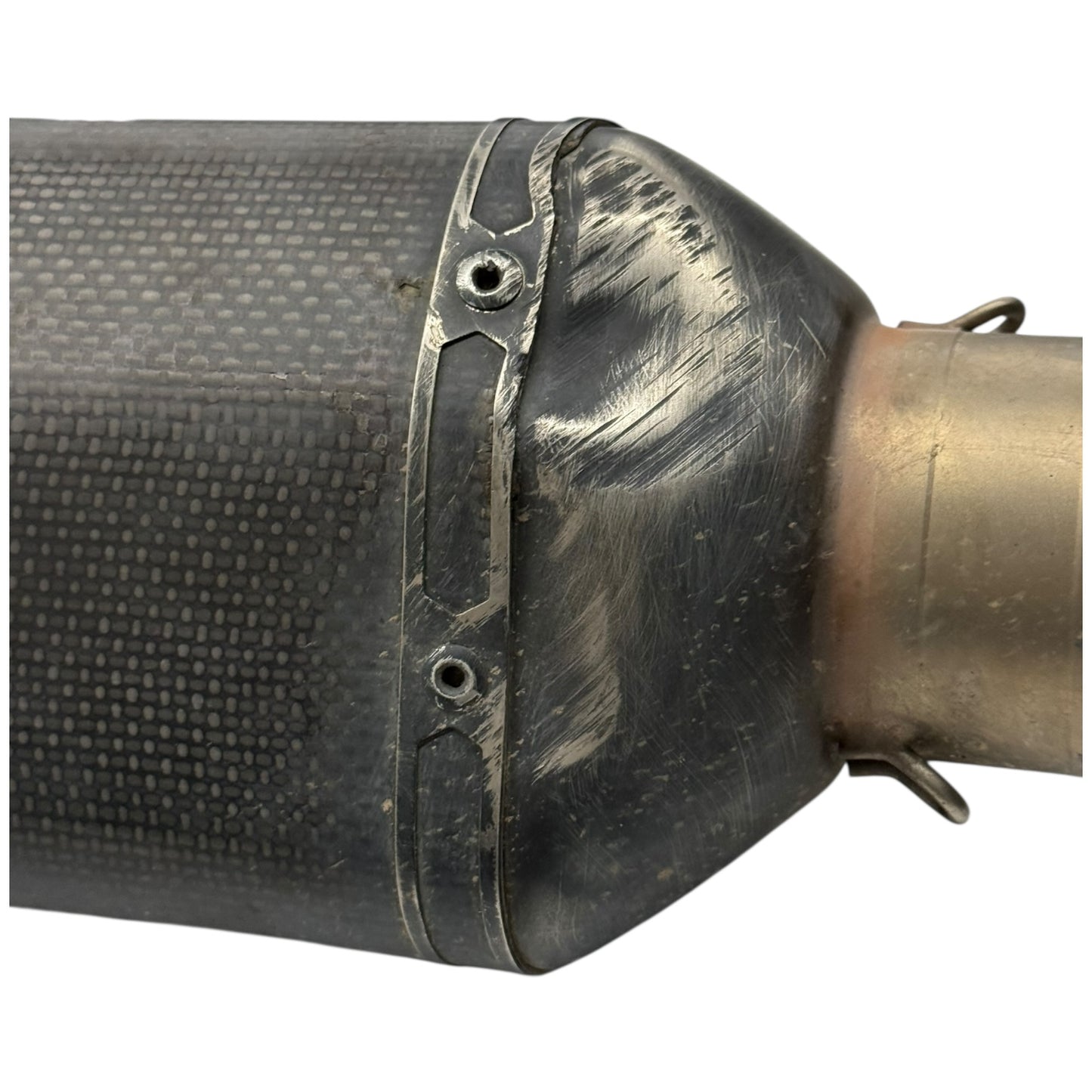 2009 - 2016 APRILIA RSV4 AKRAPOVIC MUFFLER EXHAUST END PIPE *DAMAGED*