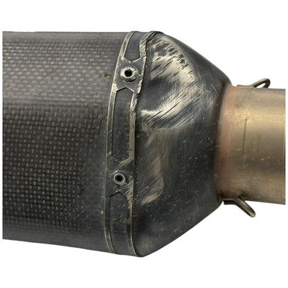 2009 - 2016 APRILIA RSV4 AKRAPOVIC MUFFLER EXHAUST END PIPE *DAMAGED*