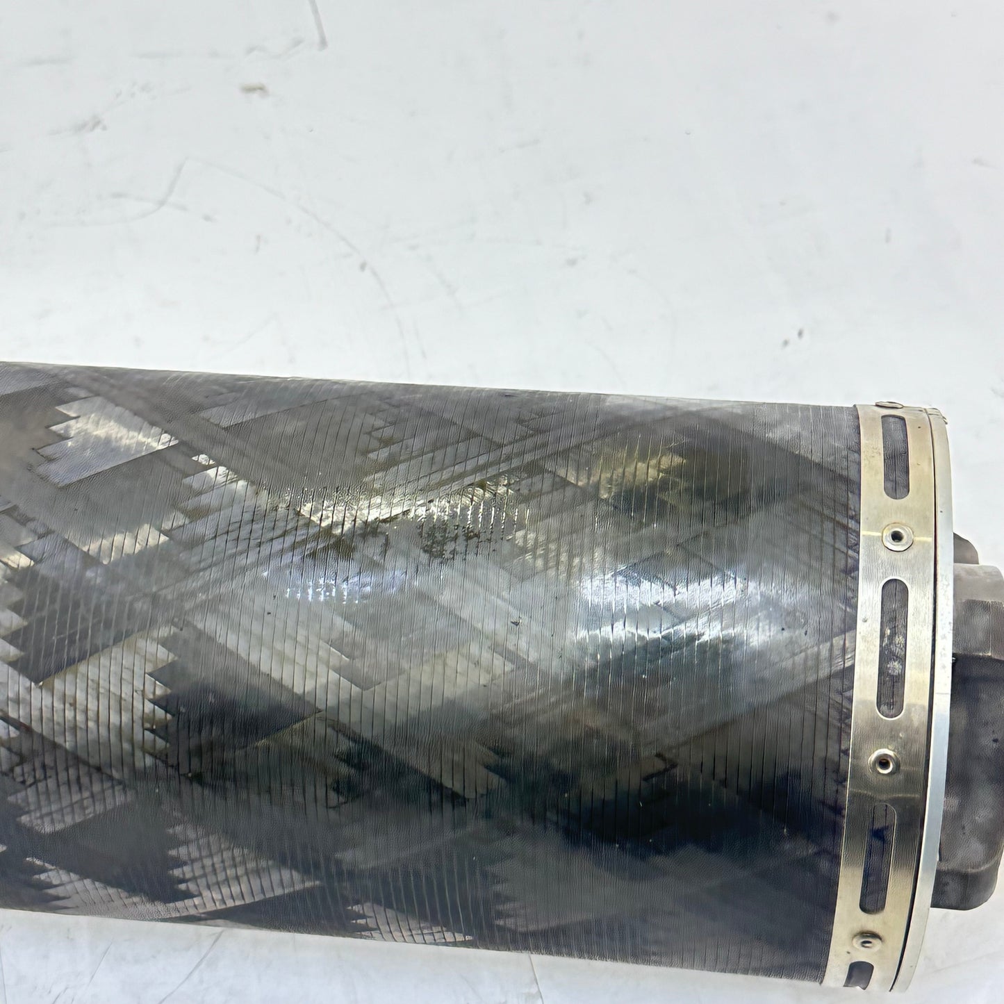 2006 2007 SUZUKI GSXR 600 GSXR 750 EXHAUST MUFFLER PIPE TWO BROTHERS RACING *SCUFFED*