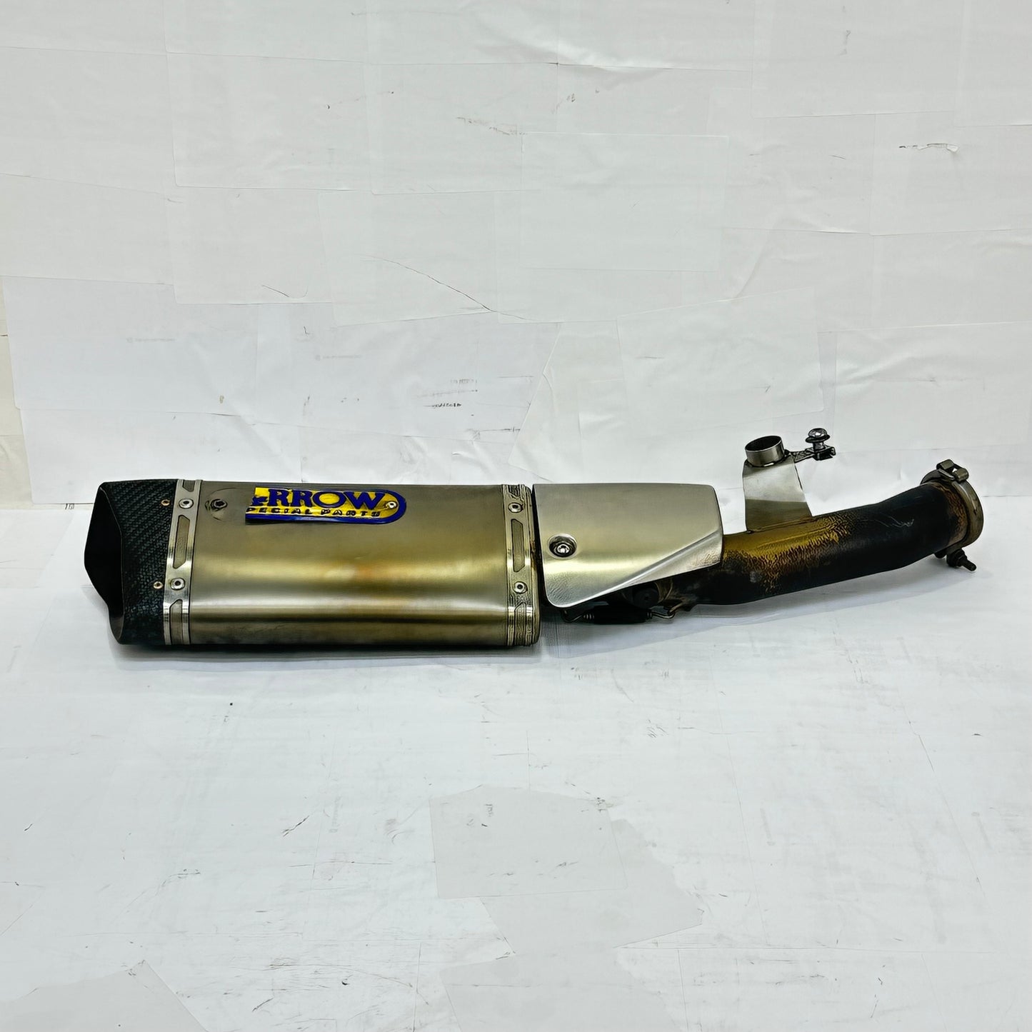 2013 - 2017 TRIUMPH DAYTONA 675R EXHAUST MUFFLER PIPE ARROW *SCUFFED*