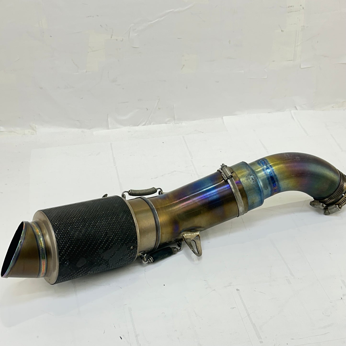 2011 - 2015 KAWASAKI NINJA ZX10R EXHAUST MUFFLER PIPE AUSTIN RACING *SCUFFED*