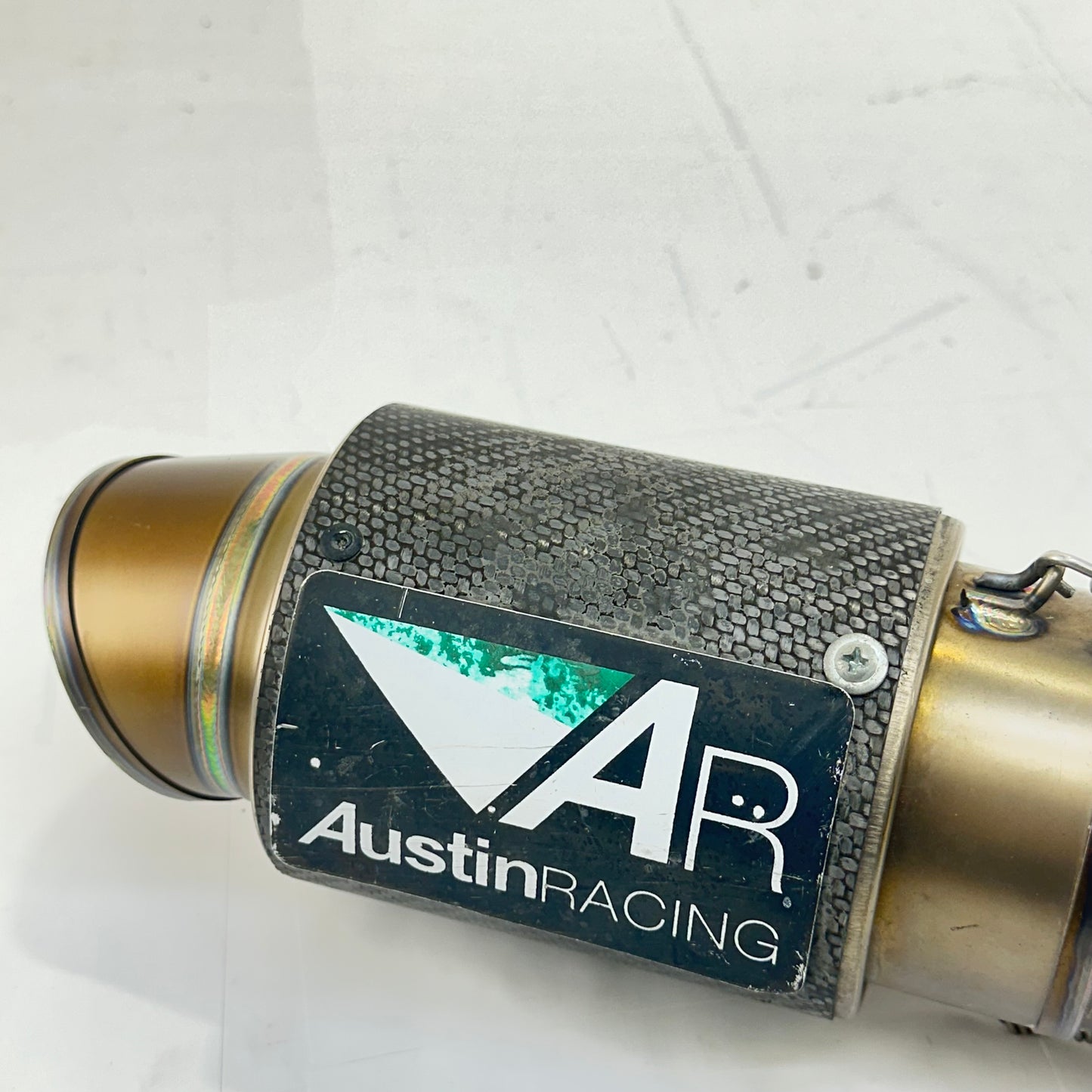 2011 - 2015 KAWASAKI NINJA ZX10R EXHAUST MUFFLER PIPE AUSTIN RACING *SCUFFED*