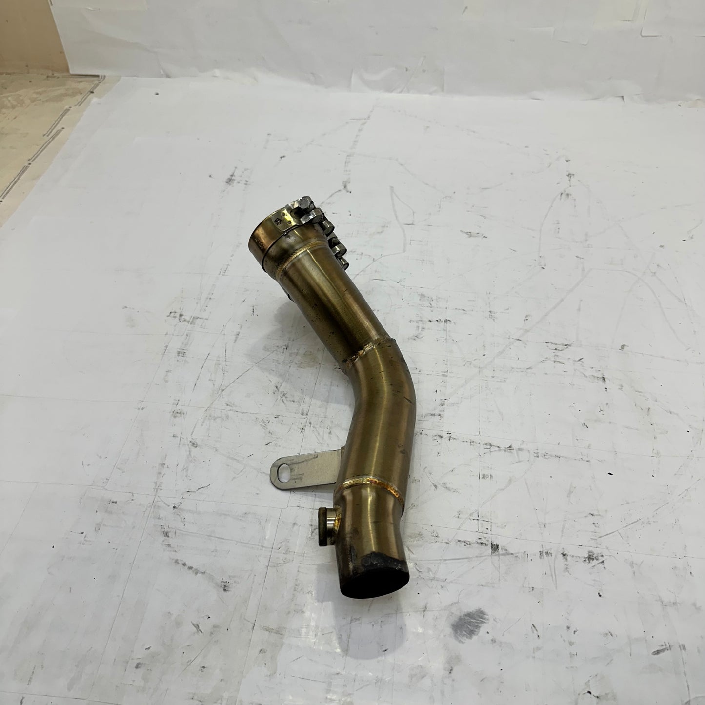 2008 - 2016 YAMAHA YZF R6 YOSHIMURA EXHAUST MID PIPE 2 TO 1 SYSTEM MUFFLER *RASH*