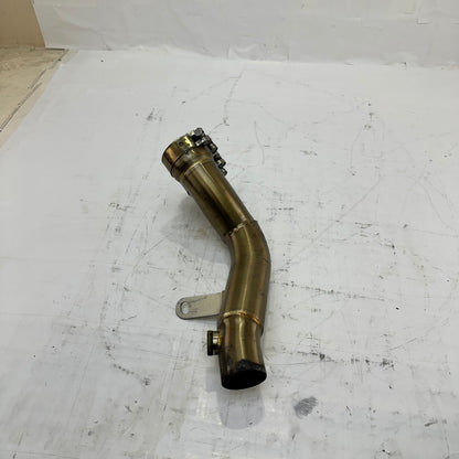 2008 - 2016 YAMAHA YZF R6 YOSHIMURA EXHAUST MID PIPE 2 TO 1 SYSTEM MUFFLER *RASH*
