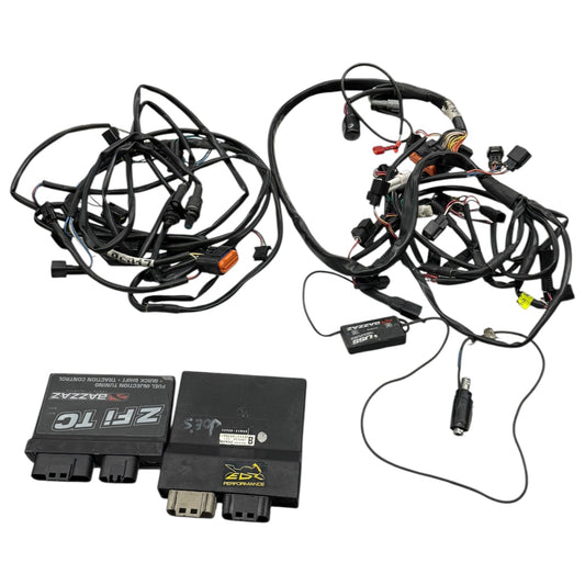 2007 2008 SUZUKI GSXR1000 BAZZAZ WIRING KIT ZFI TC BAZZAZ POWER + INJECTED FUEL INJECTION TUNING + QUICK SHIFT + TRACTION CONTROL
