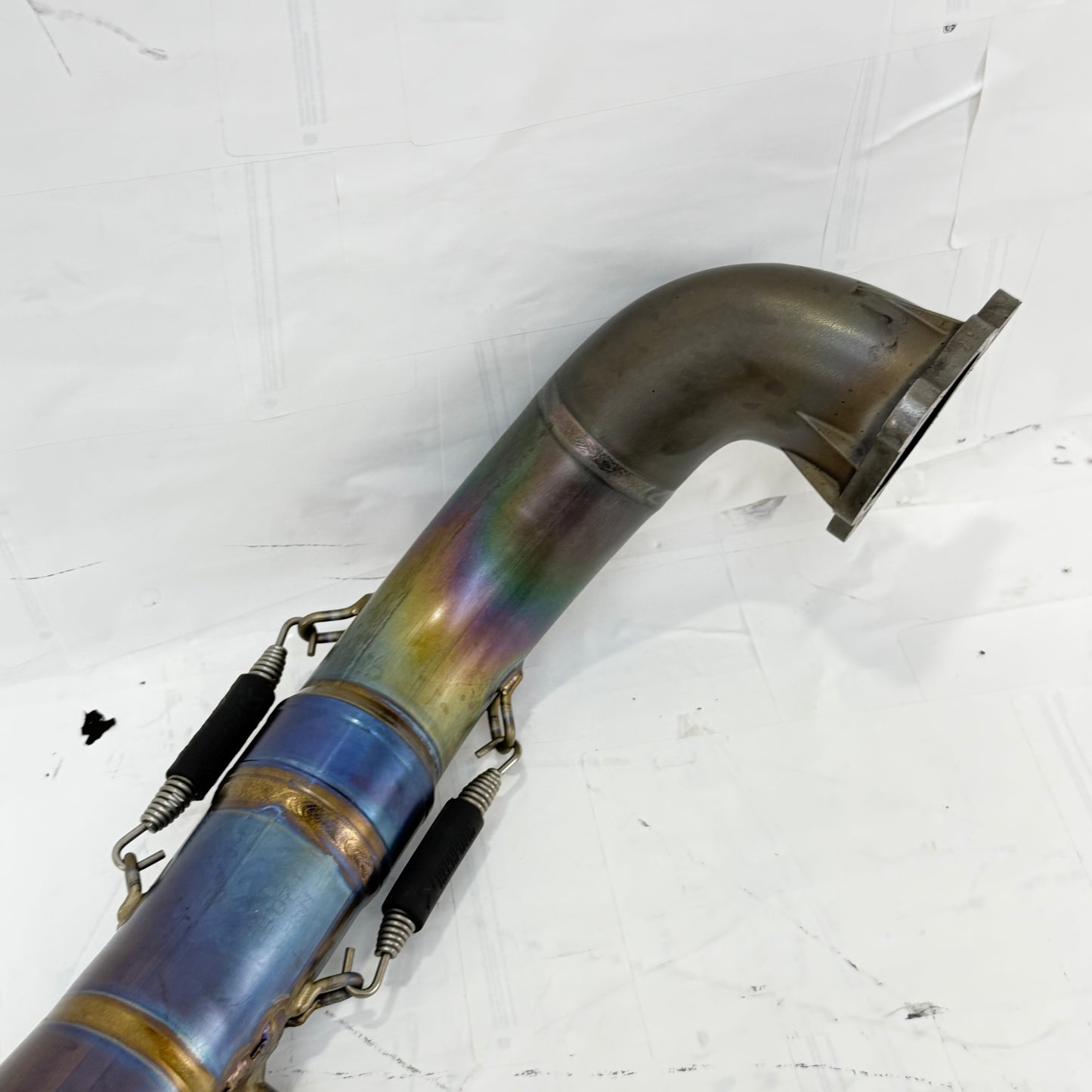 2014 - 2016 KTM 1290 SUPER DUKE R EXHAUST MUFFLER PIPE HEADER MANIFOLD AKRAPOVIC
