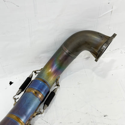 2014 - 2016 KTM 1290 SUPER DUKE R EXHAUST MUFFLER PIPE HEADER MANIFOLD AKRAPOVIC
