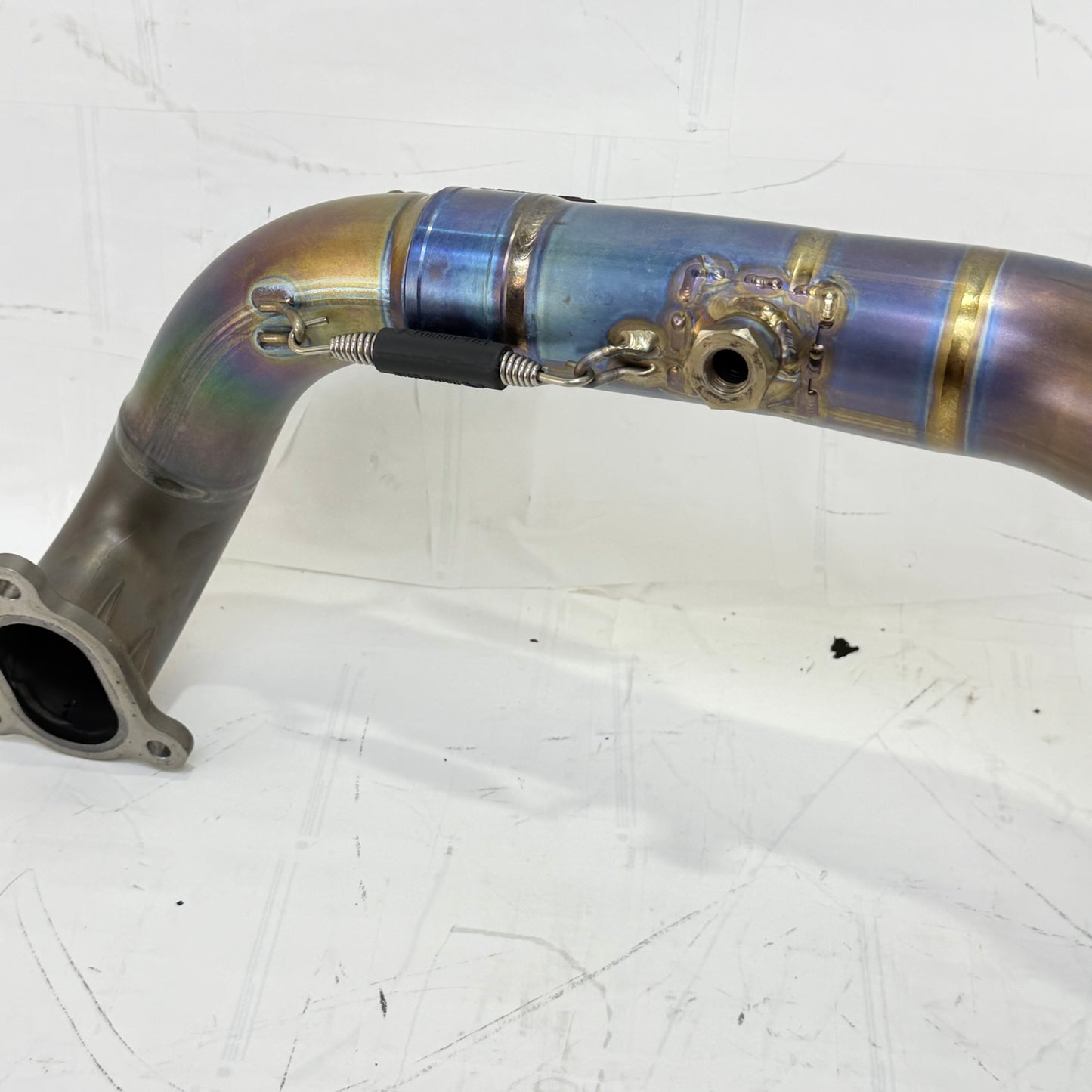 2014 - 2016 KTM 1290 SUPER DUKE R EXHAUST MUFFLER PIPE HEADER MANIFOLD AKRAPOVIC
