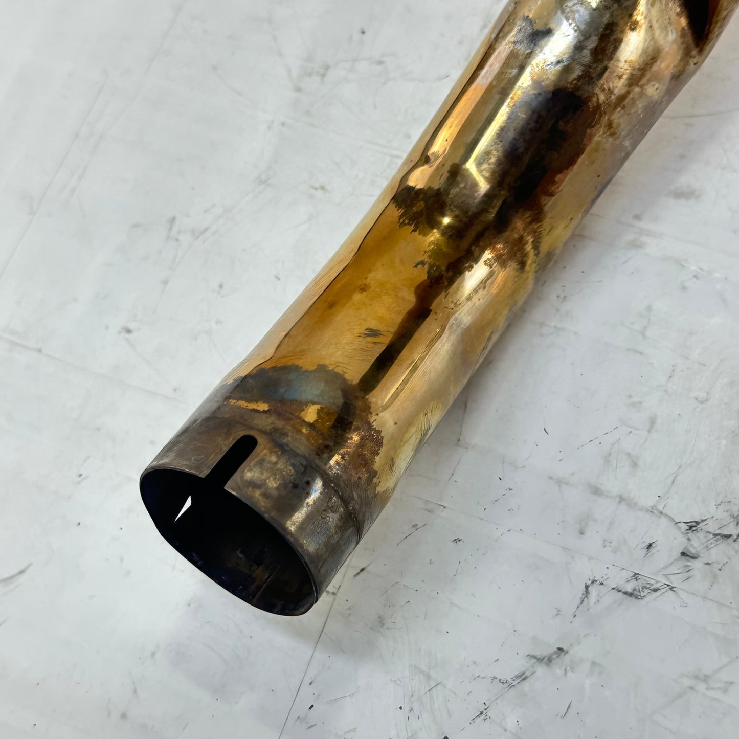2006 2007 SUZUKI GSXR 600 GSXR 750 EXHAUST MUFFLER PIPE TWO BROTHERS RACING *SCUFFED*