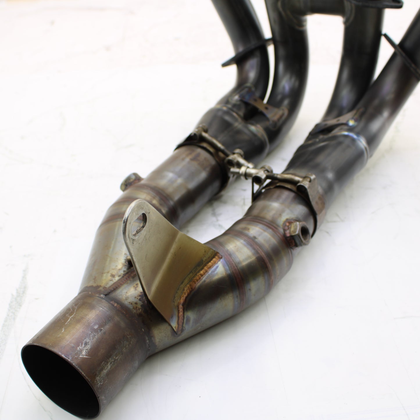 2015 - 2019 YAMAHA YZF R1 R1S R1M HEADER COLLECTOR 4 TO 1 Titanium