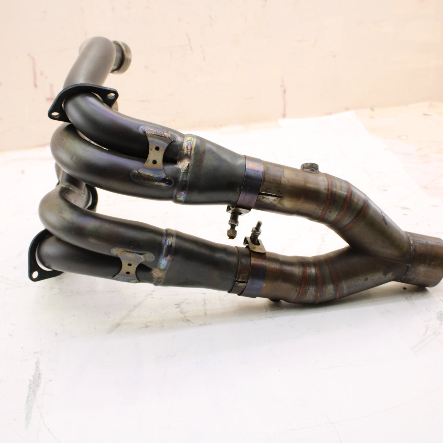 2015 - 2019 YAMAHA YZF R1 R1S R1M HEADER COLLECTOR 4 TO 1 Titanium