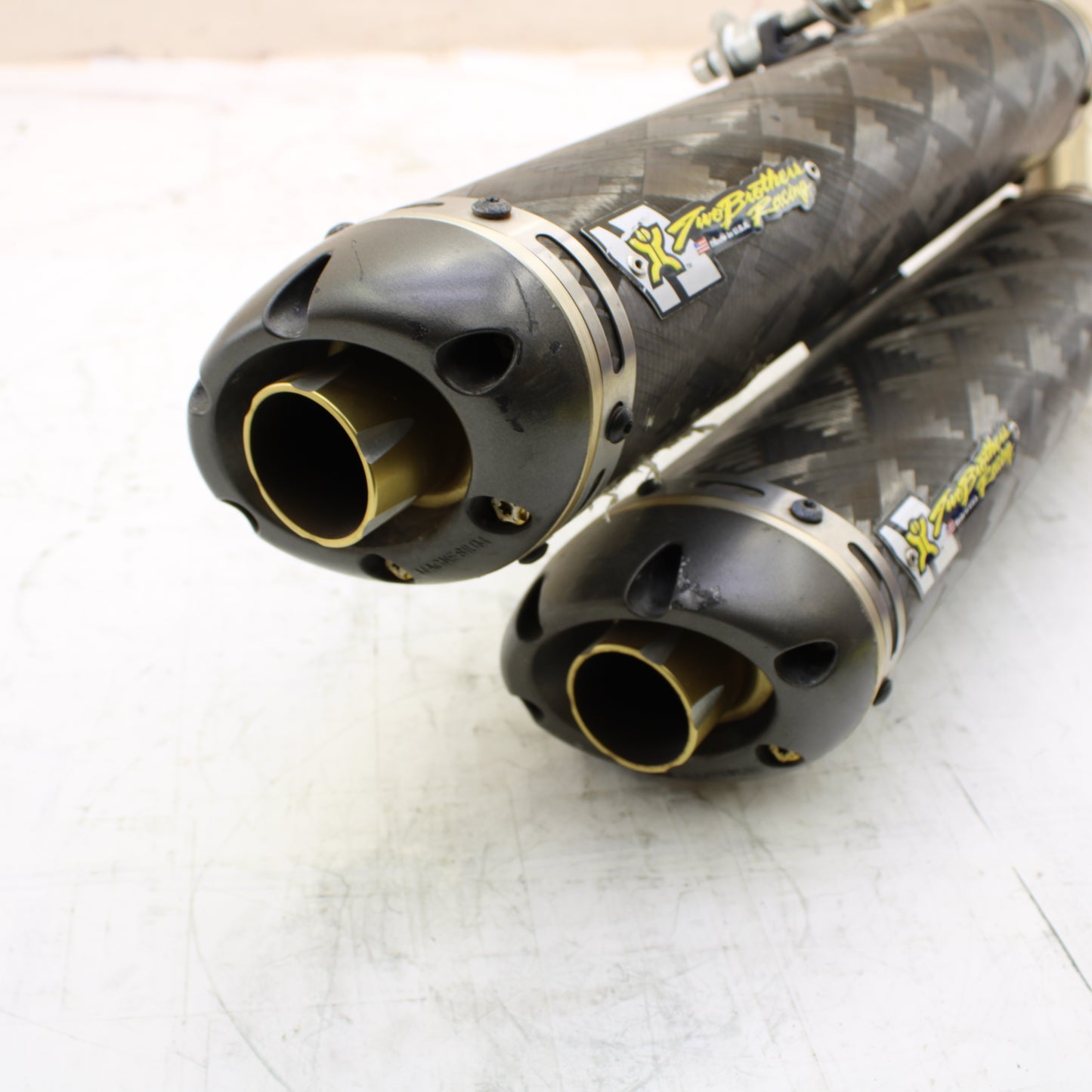 2008 CAN AM SPYDER 990 TWO BROTHERS EXHAUST MUFFLER END PIPE SLIP ON