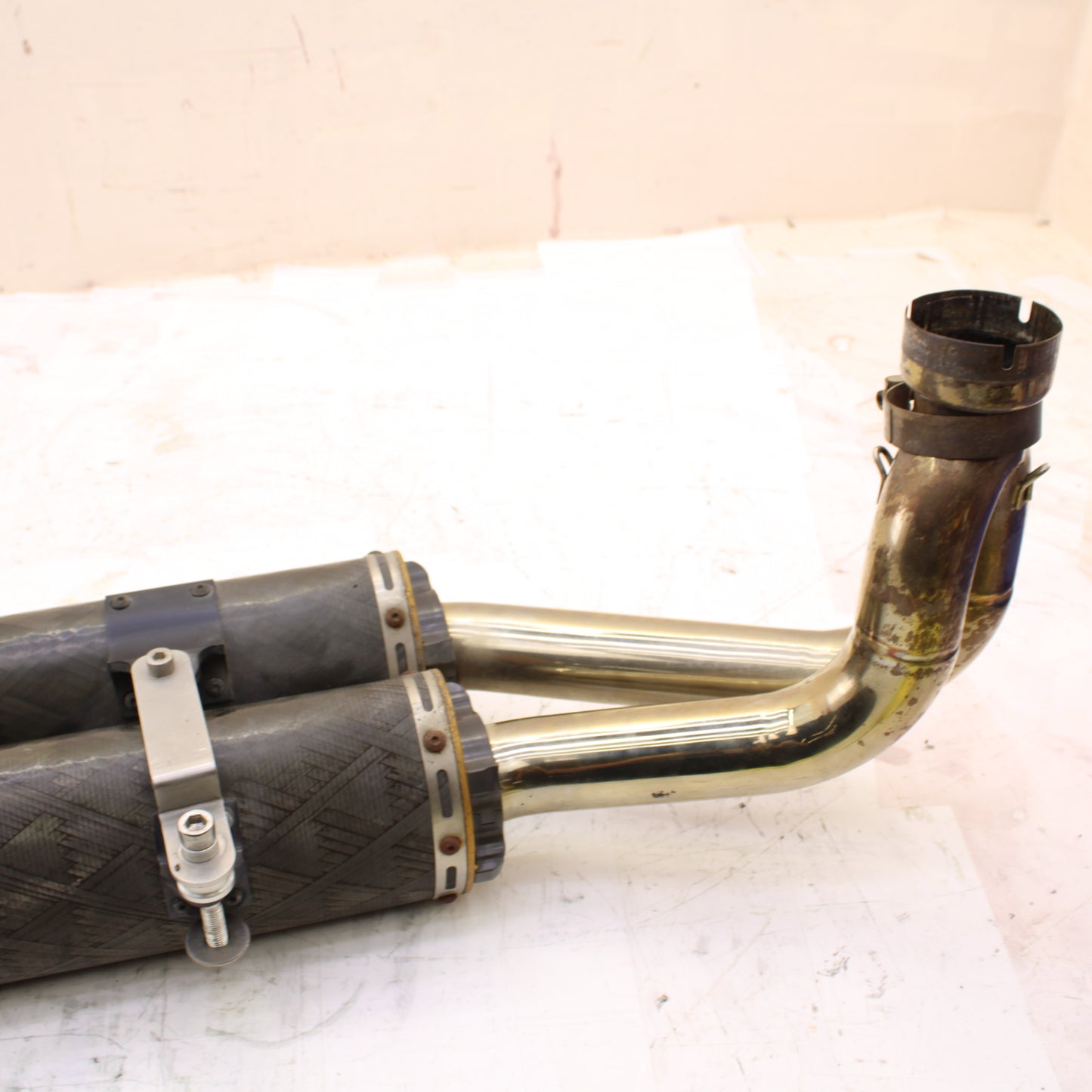 2008 CAN AM SPYDER 990 TWO BROTHERS EXHAUST MUFFLER END PIPE SLIP ON