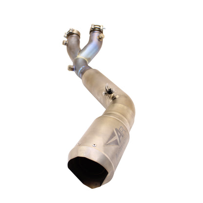 2020 - 2024 YAMAHA YZF R1 EXHAUST MUFFLER MID PIPE AUSTIN RACING