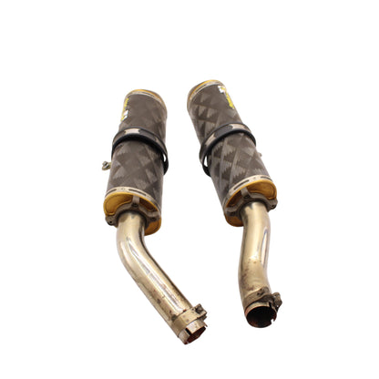 2004 - 2008 YAMAHA YZF R1 TWO BROTHERS RACING EXHAUST MUFFLERS LEFT RIGHT SET