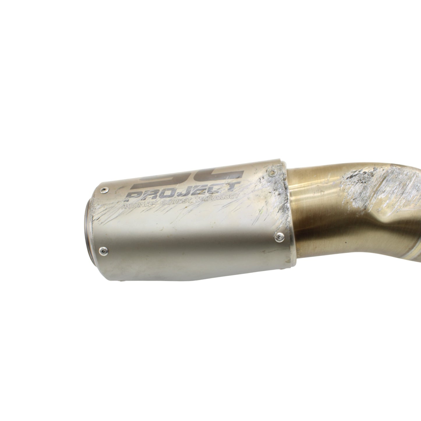 2013 - 2017 TRIUMPH DAYTONA 675R EXHAUST MUFFLER SC PROJECT *DAMAGE*