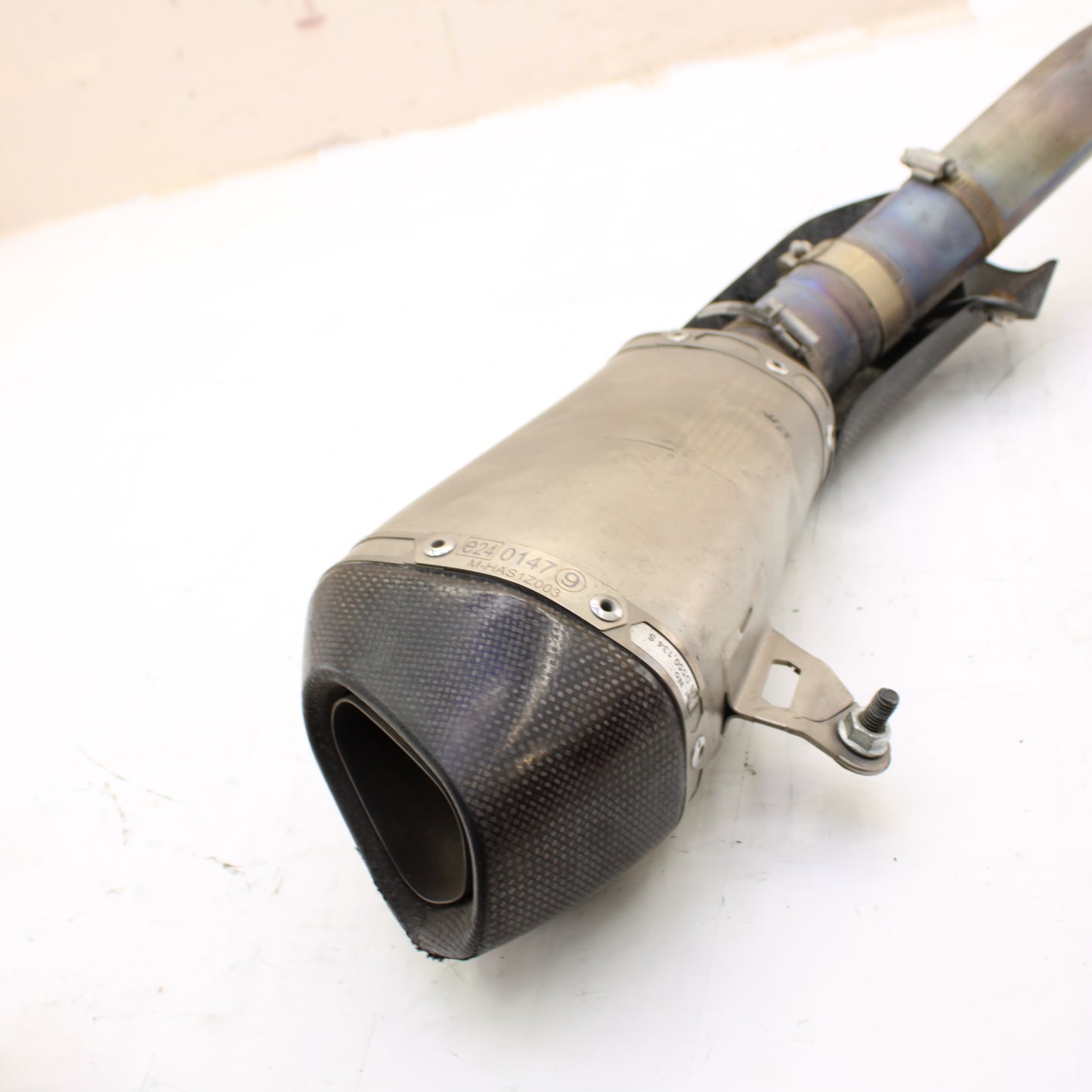 2011 - 2015 KAWASAKI NINJA ZX10R EXHAUST MUFFLER AKRAPOVIC *SLIGHT SCUFFING*