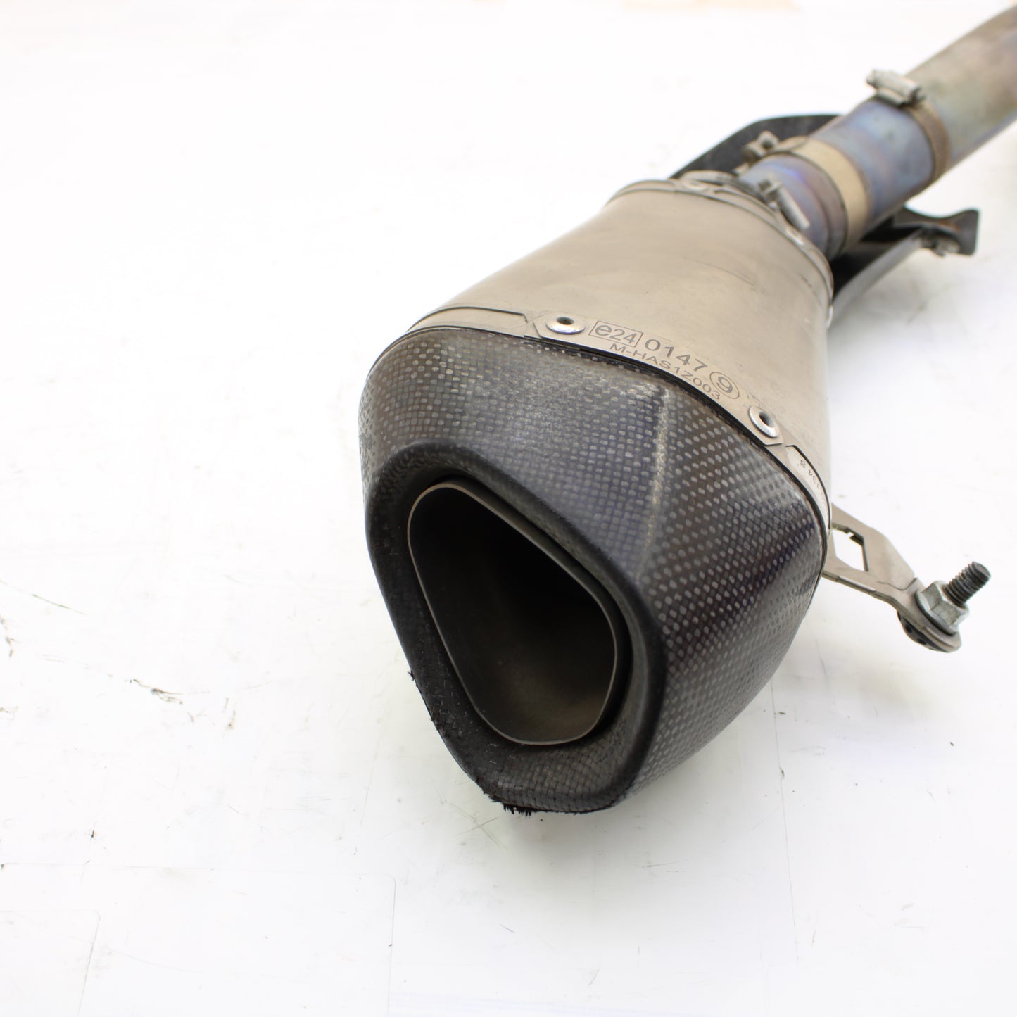 2011 - 2015 KAWASAKI NINJA ZX10R EXHAUST MUFFLER AKRAPOVIC *SLIGHT SCUFFING*