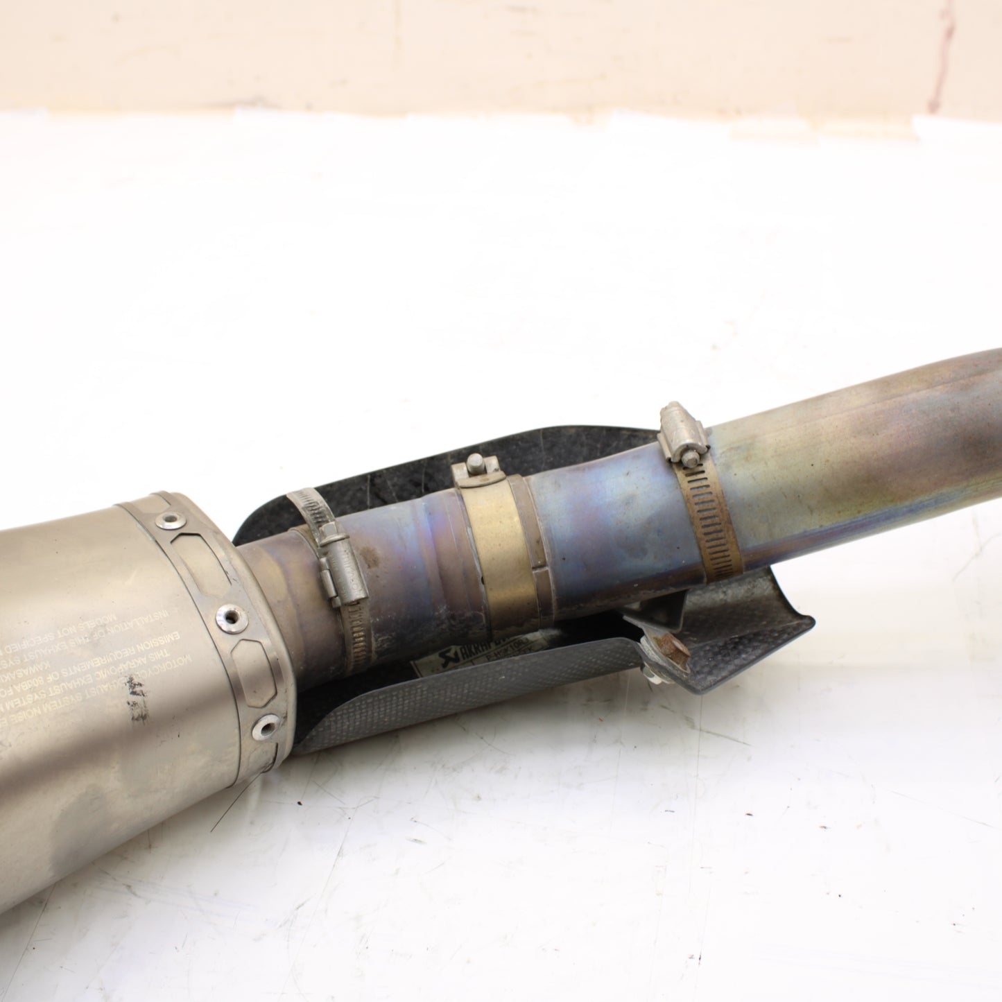 2011 - 2015 KAWASAKI NINJA ZX10R EXHAUST MUFFLER AKRAPOVIC *SLIGHT SCUFFING*
