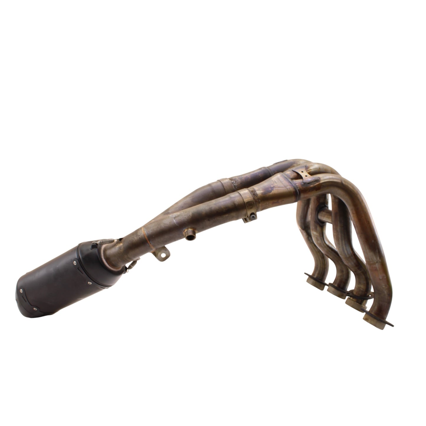 2020 - 2024 YAMAHA YZF R1 R1M EXHAUST MUFFLER HEADERS MANIFOLD TWO BROTHERS RACING BLACK SERIES *DENTED*