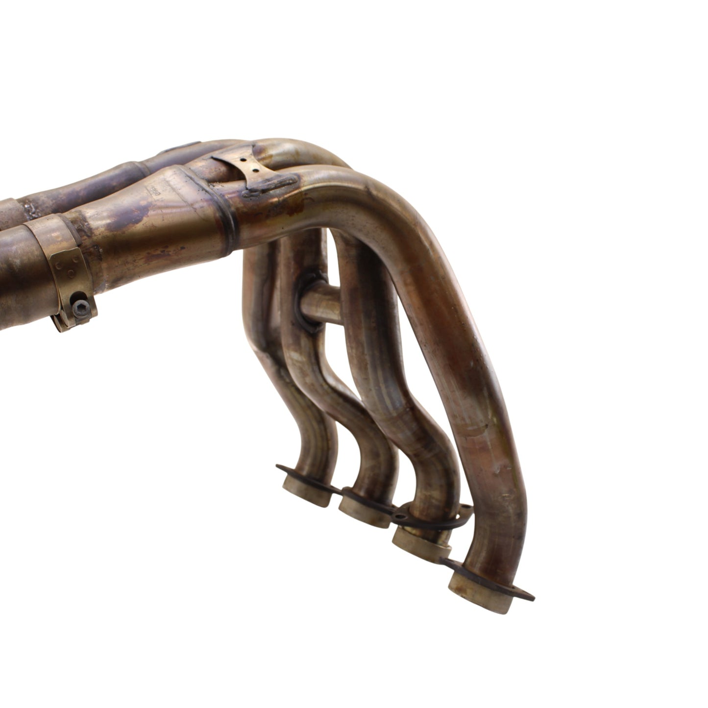 2020 - 2024 YAMAHA YZF R1 R1M EXHAUST MUFFLER HEADERS MANIFOLD TWO BROTHERS RACING BLACK SERIES *DENTED*