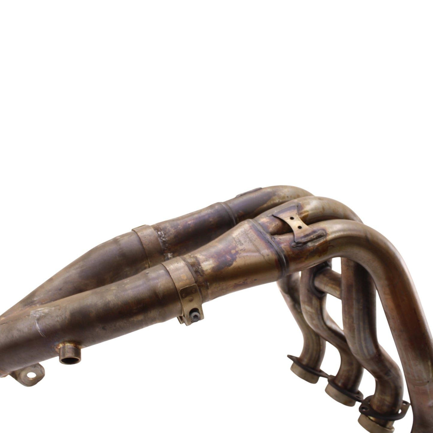 2020 - 2024 YAMAHA YZF R1 R1M EXHAUST MUFFLER HEADERS MANIFOLD TWO BROTHERS RACING BLACK SERIES *DENTED*