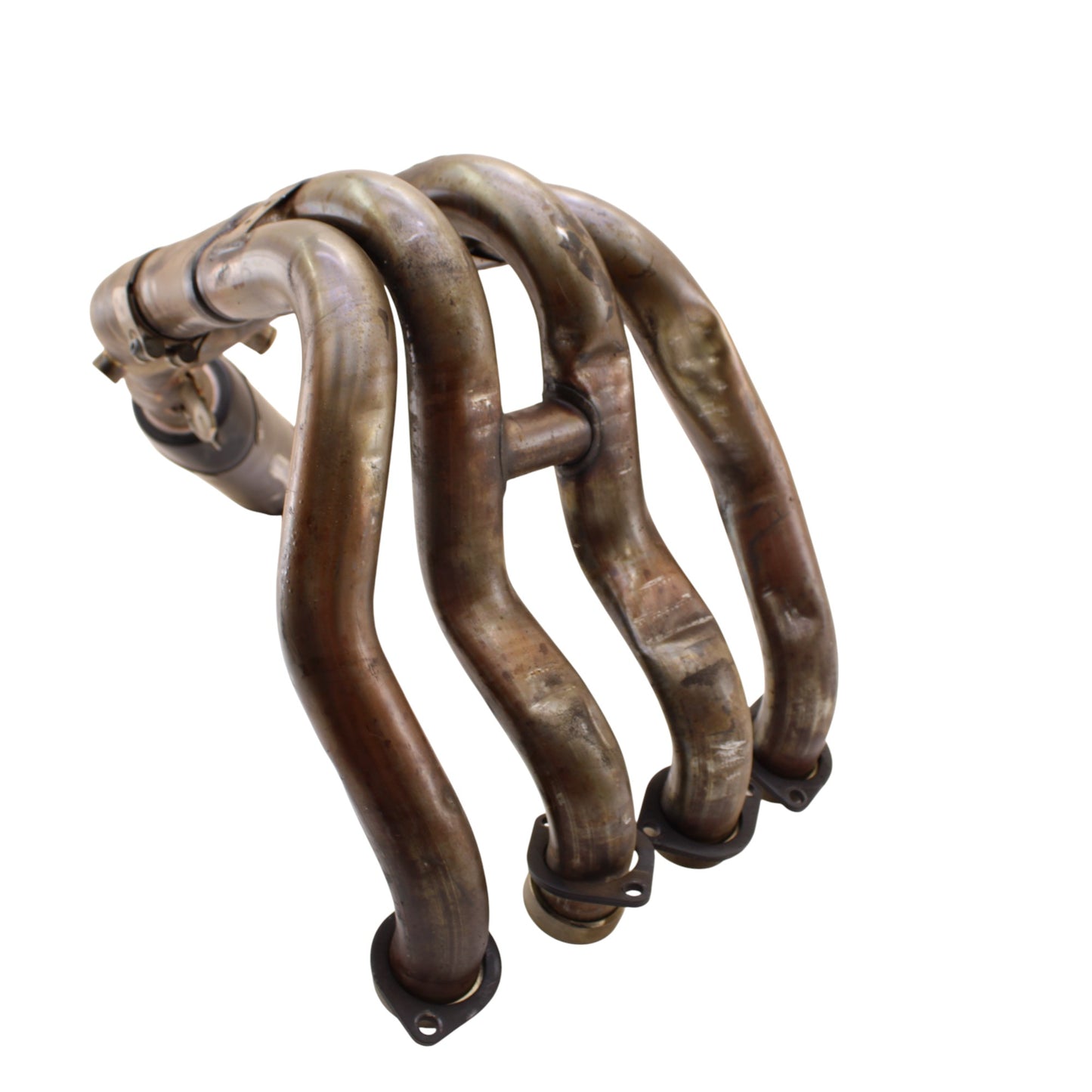 2020 - 2024 YAMAHA YZF R1 R1M EXHAUST MUFFLER HEADERS MANIFOLD TWO BROTHERS RACING BLACK SERIES *DENTED*