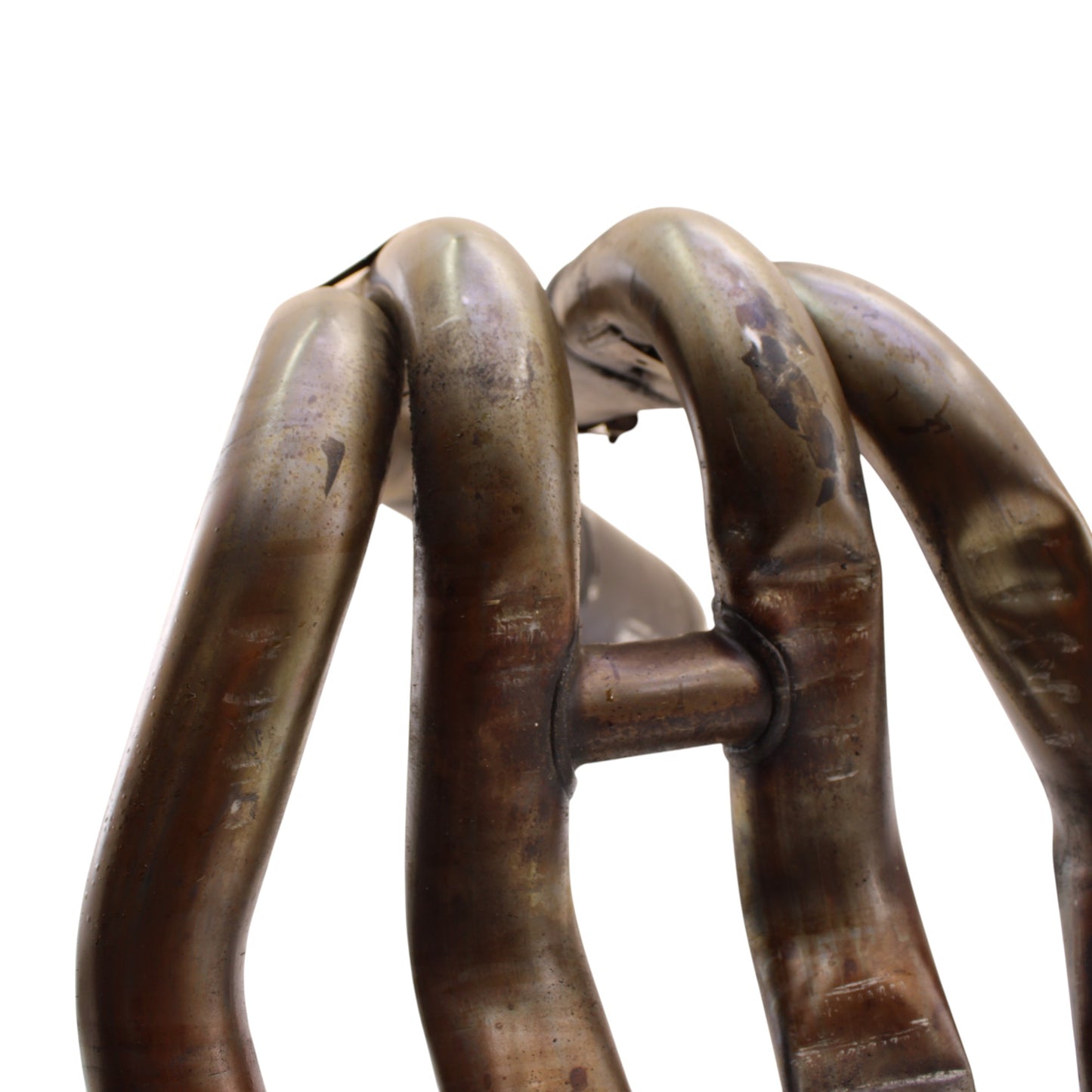 2020 - 2024 YAMAHA YZF R1 R1M EXHAUST MUFFLER HEADERS MANIFOLD TWO BROTHERS RACING BLACK SERIES *DENTED*