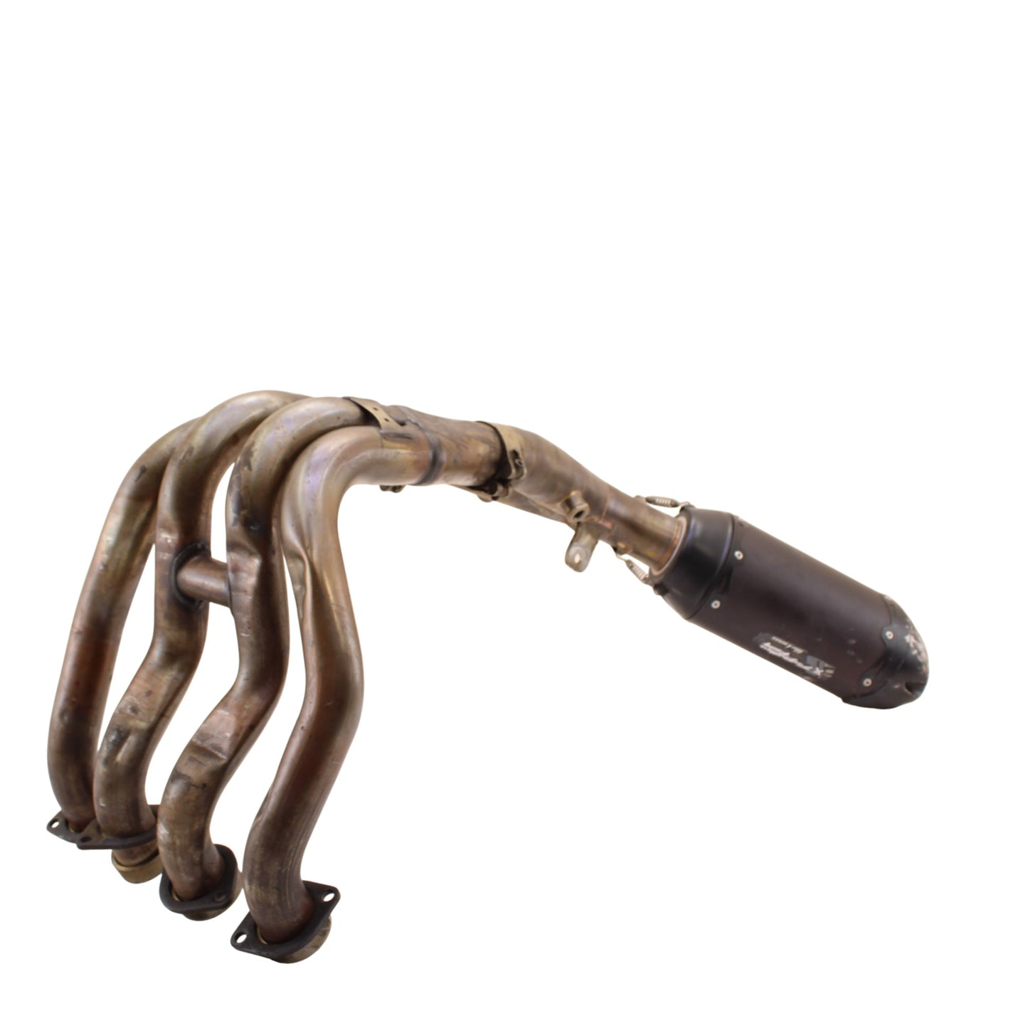 2020 - 2024 YAMAHA YZF R1 R1M EXHAUST MUFFLER HEADERS MANIFOLD TWO BROTHERS RACING BLACK SERIES *DENTED*