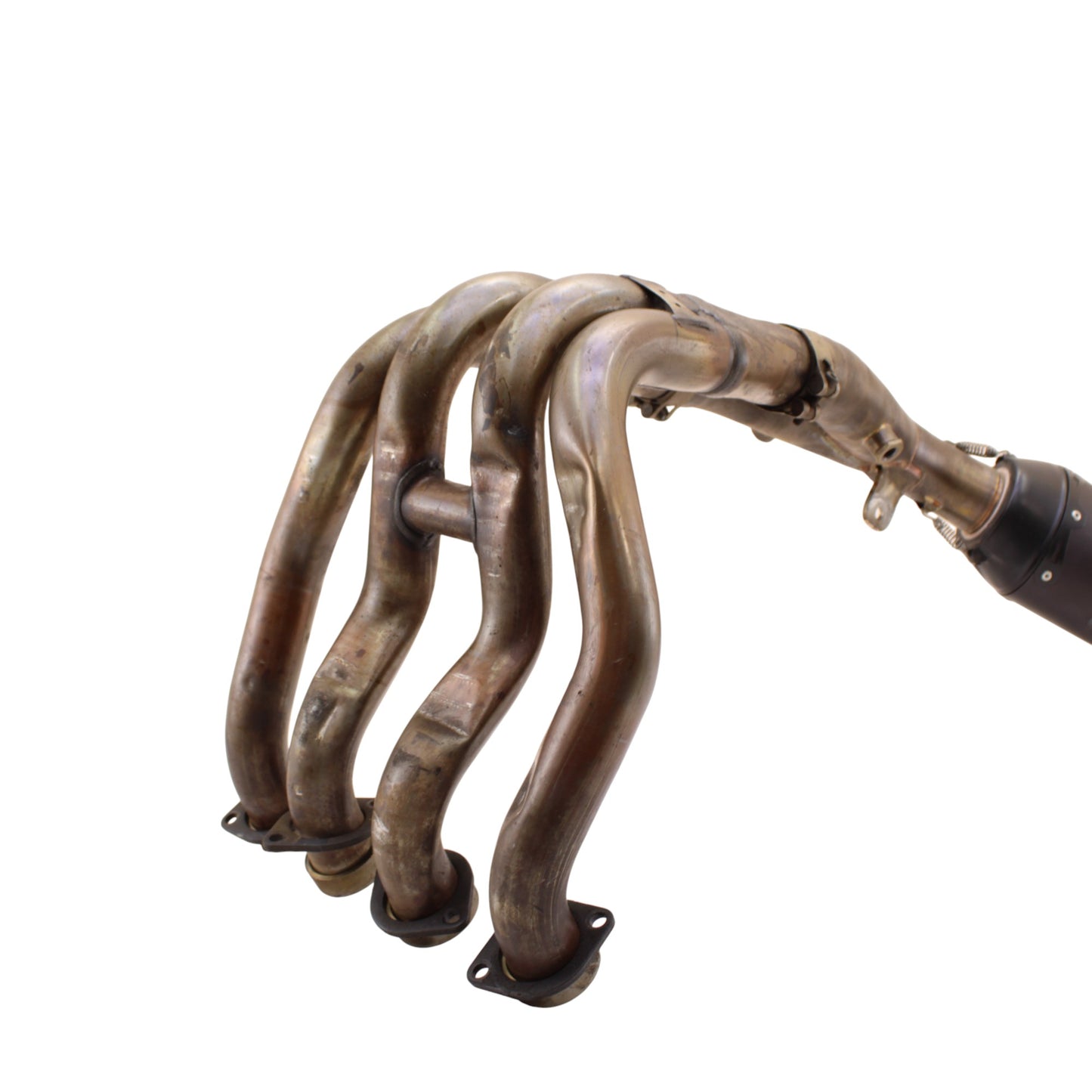 2020 - 2024 YAMAHA YZF R1 R1M EXHAUST MUFFLER HEADERS MANIFOLD TWO BROTHERS RACING BLACK SERIES *DENTED*