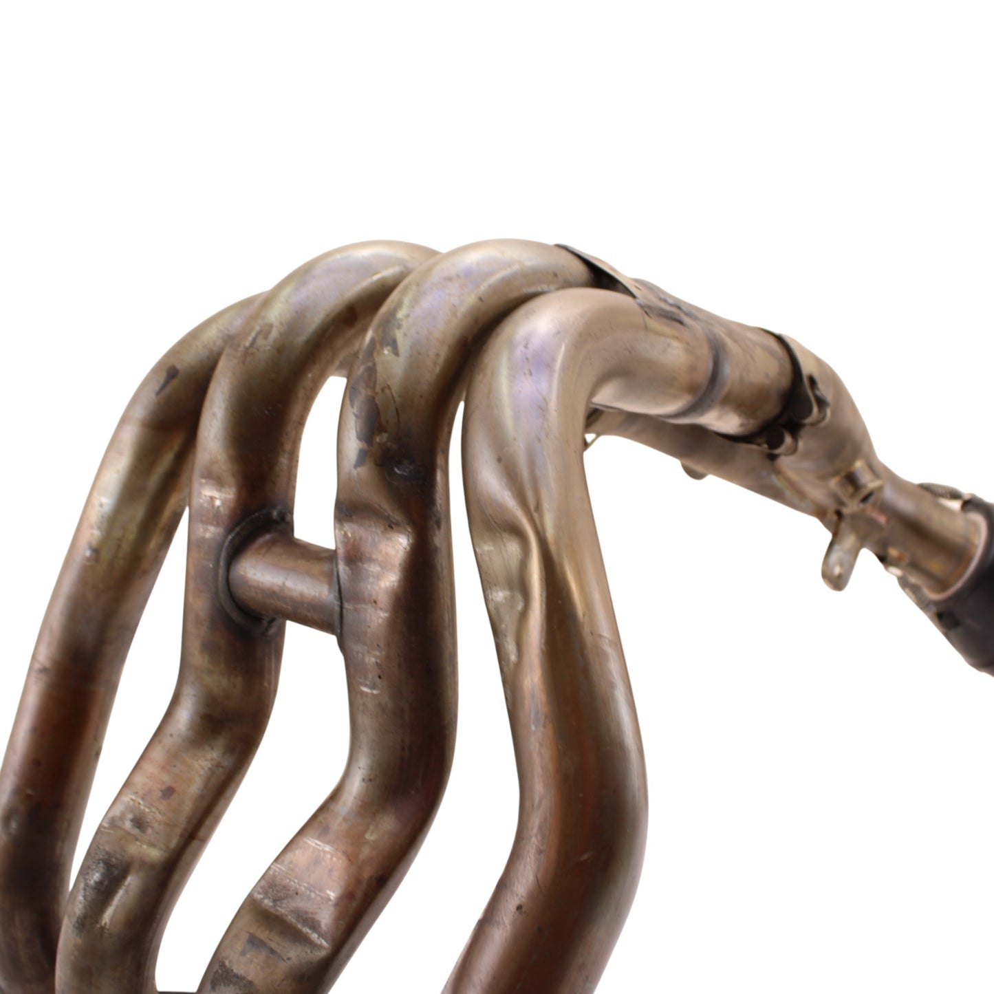 2020 - 2024 YAMAHA YZF R1 R1M EXHAUST MUFFLER HEADERS MANIFOLD TWO BROTHERS RACING BLACK SERIES *DENTED*