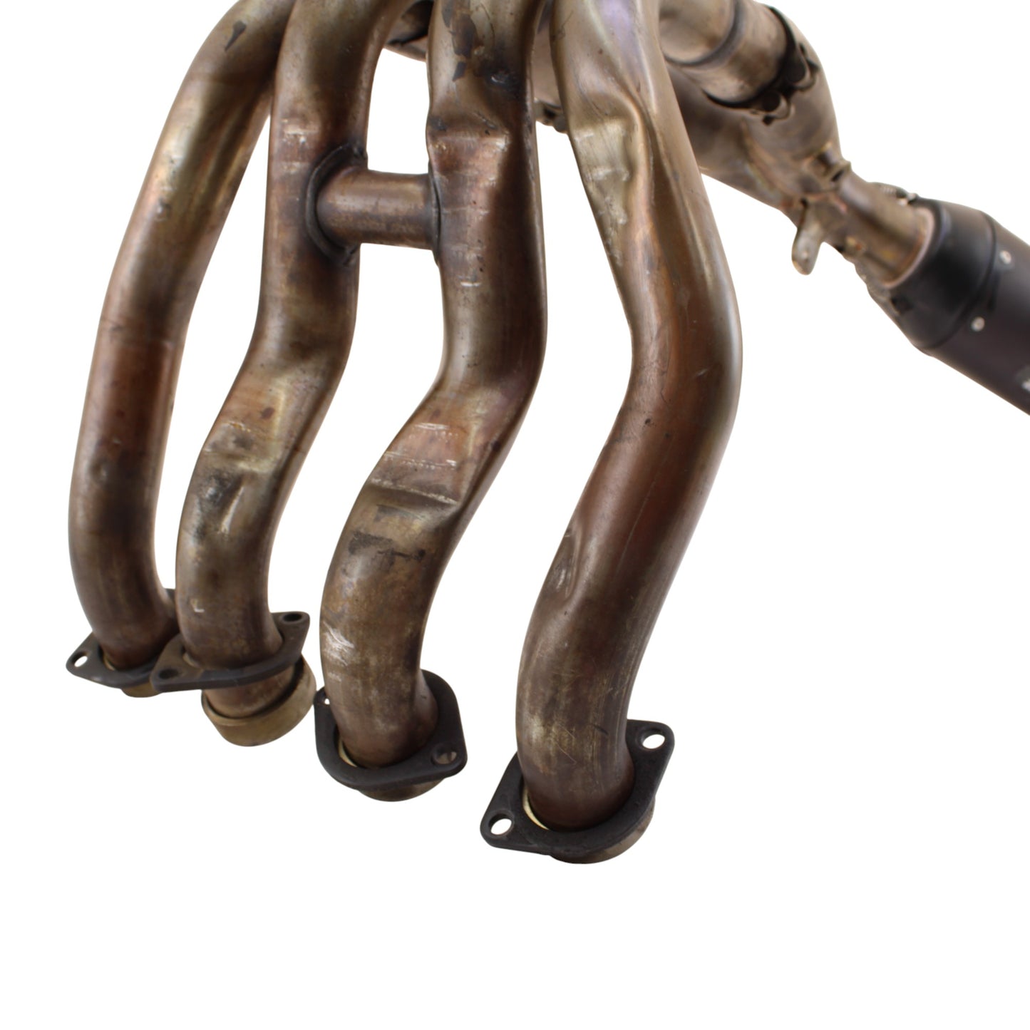 2020 - 2024 YAMAHA YZF R1 R1M EXHAUST MUFFLER HEADERS MANIFOLD TWO BROTHERS RACING BLACK SERIES *DENTED*